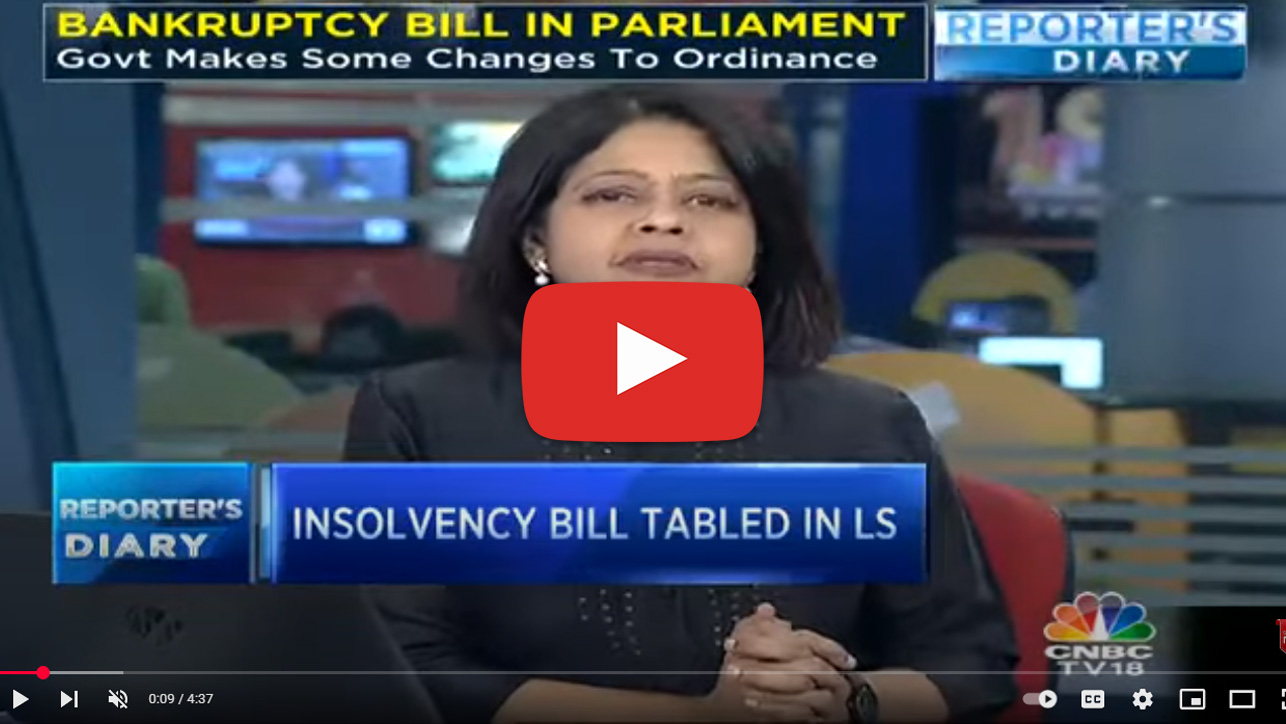 Insolvency Bill Tabled In Lok Sabha | CNBC-TV18